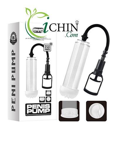 EVO PENIS PUMP Máy tập dương vật kéo tay nhẹ Kích thước lớn