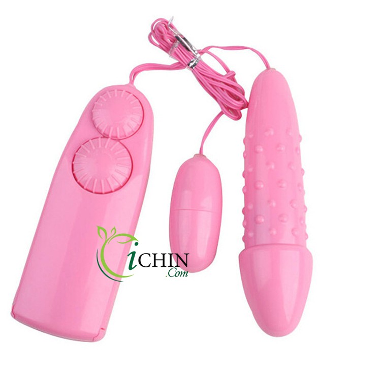 Fashion Vibrating 2 đầu điều khiển riêng biệt massage rung mạnh mẽ