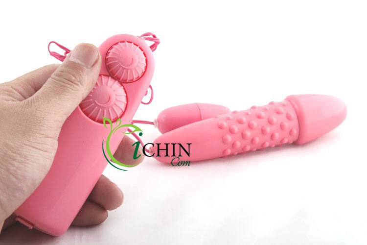 Fashion Vibrating 2 đầu điều khiển riêng biệt massage rung mạnh mẽ