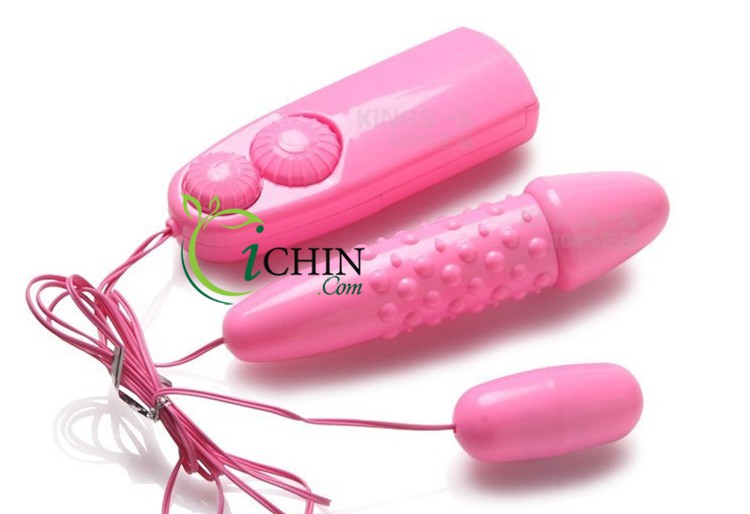 Fashion Vibrating 2 đầu điều khiển riêng biệt massage rung mạnh mẽ