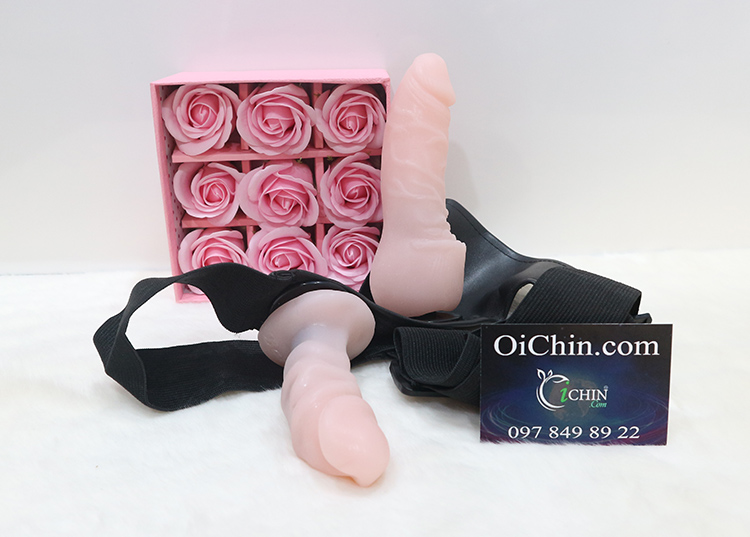 FEMALE HARNESS hai đầu kích thích siêu sướng cho Les hiện đại