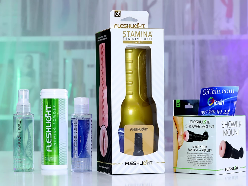 Fleshlight Stamina cao cấp Mỹ, thiết kế gắn tường không rung