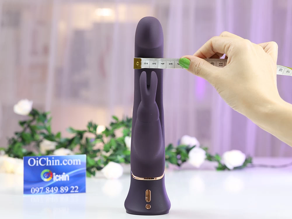 Máy rung tai thỏ G Spot Stroker Greedy Girl 12 chế độ rung