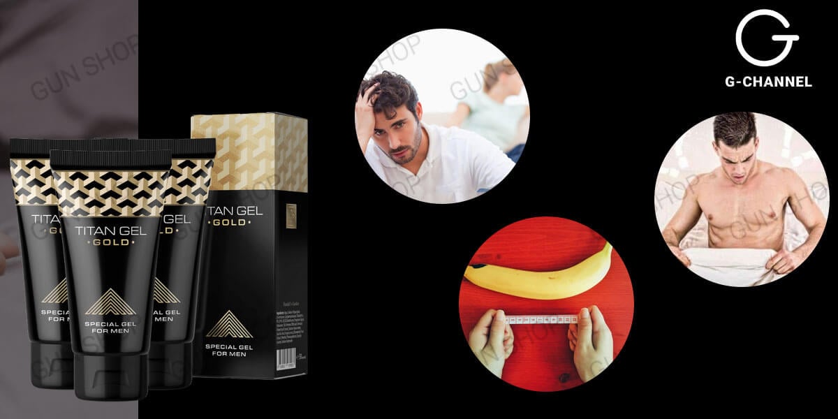 Gel bôi trơn Titan Gold 50ml tăng kích thước mạnh mẽ nhanh