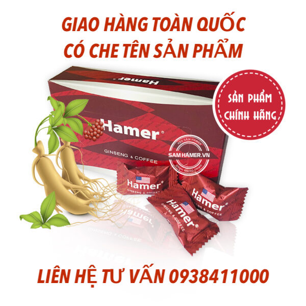 Kẹo Sâm Hamer USA Cường Dương Kéo Dài Quan Hệ Tăng Hưng Phấn
