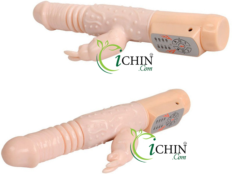Lybaile Hot Bunny rung xoay thụt tỏa nhiệt size nhỏ siêu mềm mại