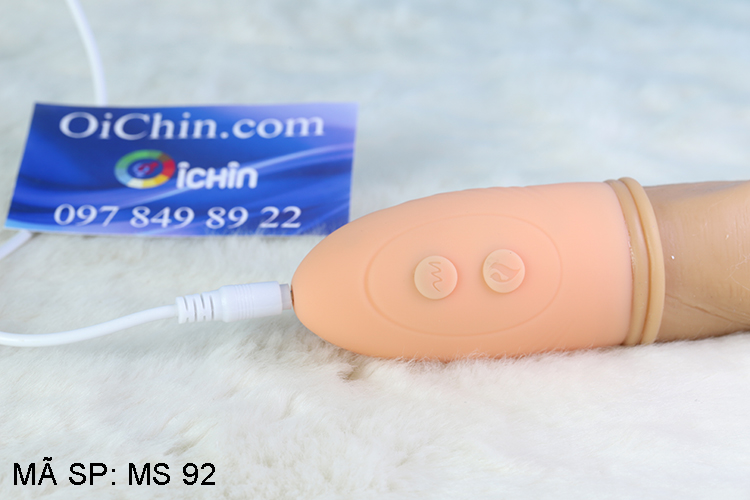 Ngón tay rung JIUAI siêu mạnh tỏa nhiệt ấm áp kích thích