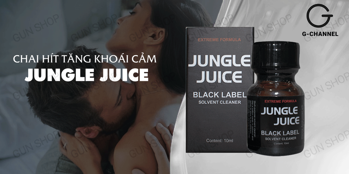Popper Jungle Juice Black Label 10ml Mỹ chính hãng tăng khoái cảm Popper Jungle Juice Black Label 10ml Mỹ chính hãng tăng khoái cảm