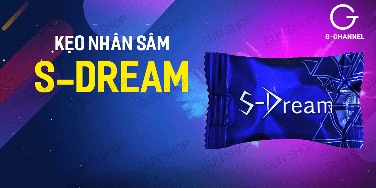 Kẹo nhân sâm S-Dream tăng sinh lý nam bồi bổ sức khỏe dễ dùng Kẹo nhân sâm S-Dream tăng sinh lý nam bồi bổ sức khỏe dễ dùng