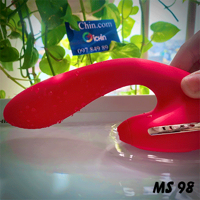 Kistoy TINA Máy Massage 2 đầu rung tỏa nhiệt hút chống nước 100%