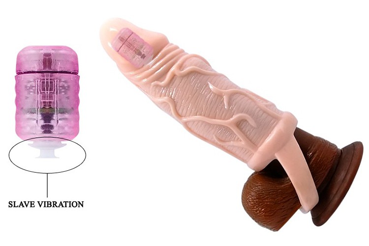 Bao cao su đôn dên Men Extension có rung đầu quai đeo