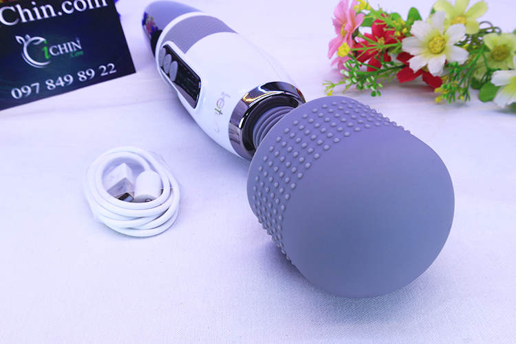 Máy massage tình yêu Leten Lighting AV cao cấp rung tỏa nhiệt 10 chế độ