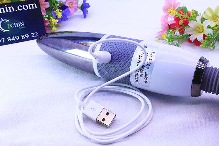 Máy massage tình yêu Leten Lighting AV cao cấp rung tỏa nhiệt 10 chế độ