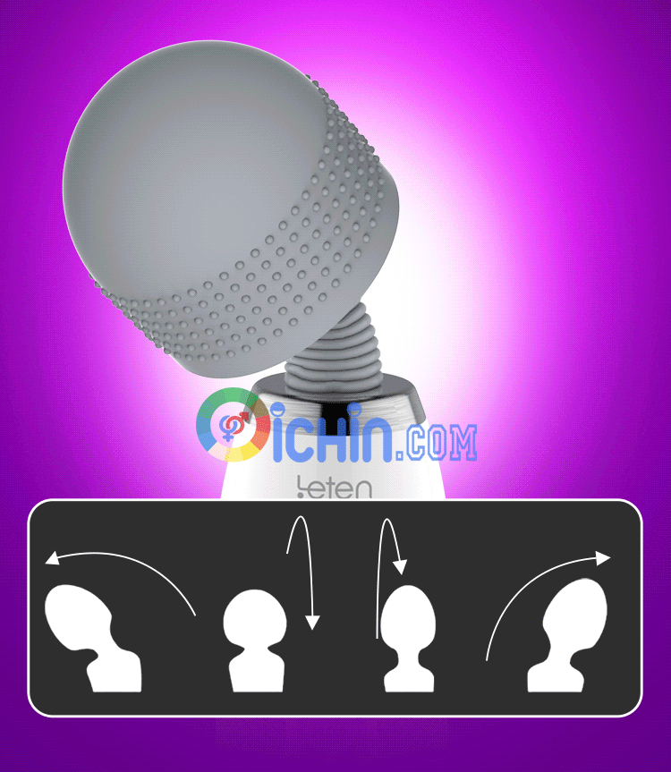 Máy massage tình yêu Leten Lighting AV cao cấp rung tỏa nhiệt 10 chế độ