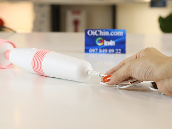 Leten Lightning AV chày rung 10 chế độ tỏa nhiệt LCD