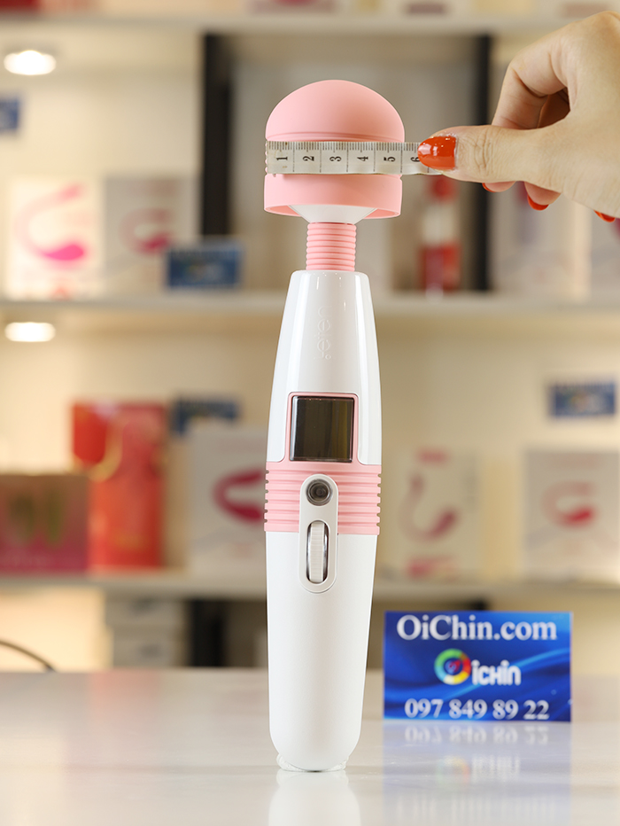 Leten Lightning AV chày rung 10 chế độ tỏa nhiệt LCD