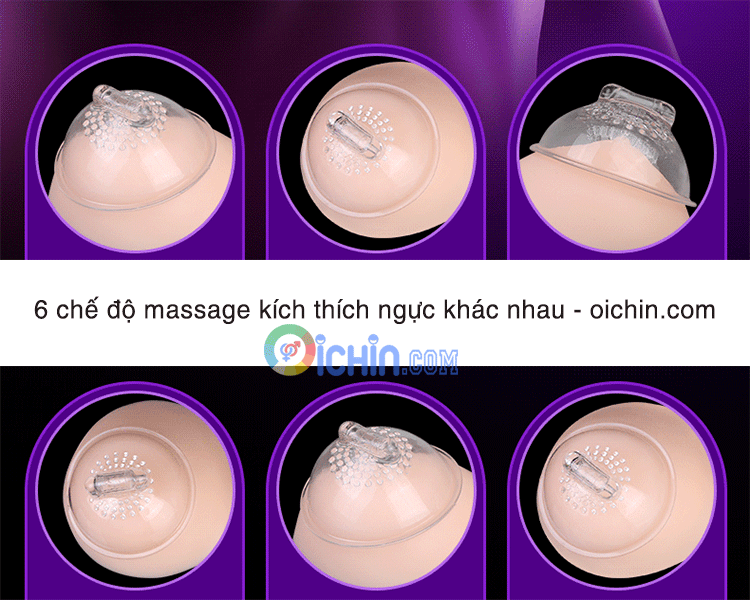 Máy Massage Vòng 1 Leten MiMi Tăng Nở Ngực Silicone An Toàn