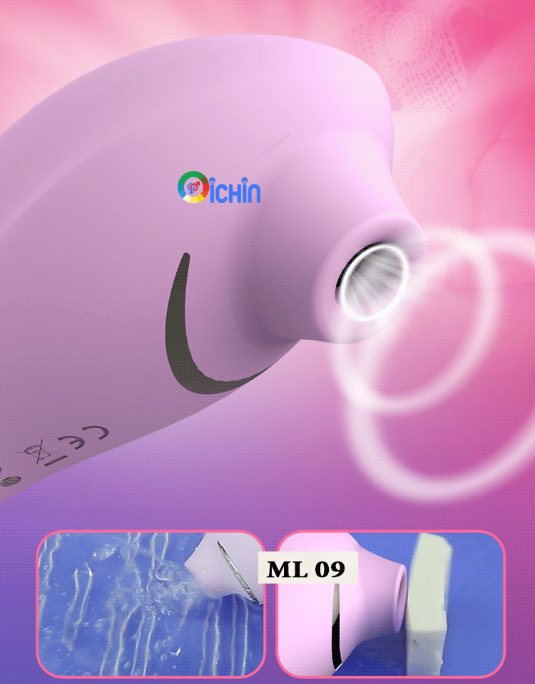 Leten Sucking Vibrator rung lắc 2 đầu tỏa nhiệt chống nước