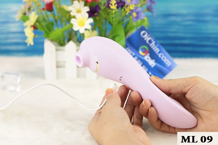 Leten Sucking Vibrator rung lắc 2 đầu tỏa nhiệt chống nước