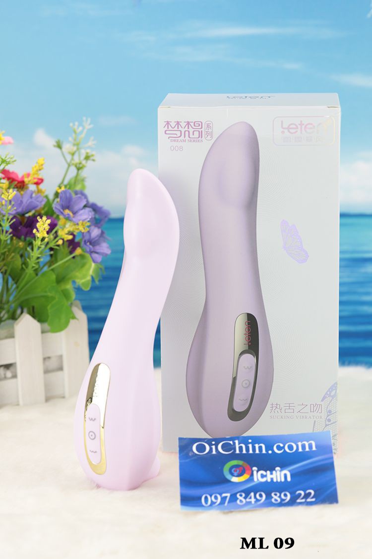 Leten Sucking Vibrator rung lắc 2 đầu tỏa nhiệt chống nước