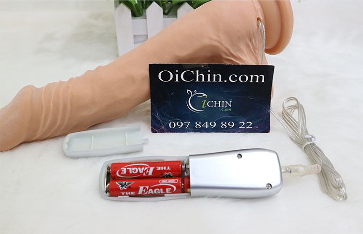 Loveaider hít tường rung xoay 7 chế độ silicon mềm mại pin AAA