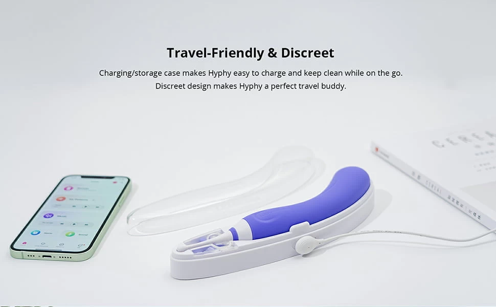 Lovense Hyphy rung hai đầu mạnh mẽ điều khiển điện thoại