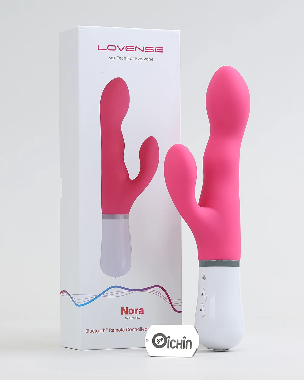 Lovense NORA dương vật silicon rung xoay điều khiển app điện thoại hiện đại