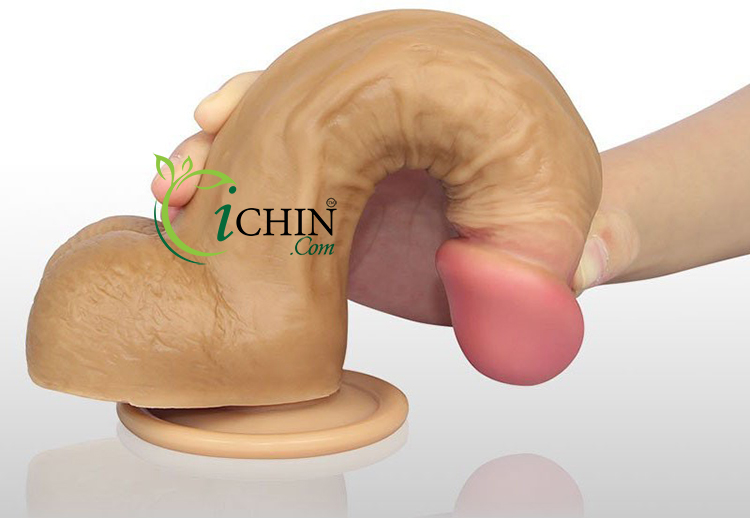 Lovetoy 8 inch siêu mềm gắn tường silicone y tế an toàn