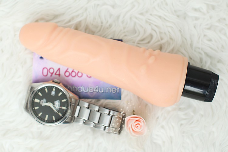 Lovetoy 8 inch Real Feel silicon ultra mềm rung mạnh mẽ Lovetoy 8 inch Real Feel silicon ultra mềm rung mạnh mẽ