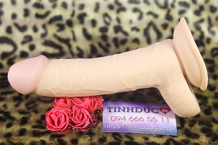 Lovetoy 8.8 inch Ultra Soft Dude dương vật giả hít tường siêu mềm
