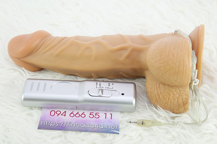 Lovetoy Real Extreme 5cm rung mạnh gắn tường silicone cao cấp