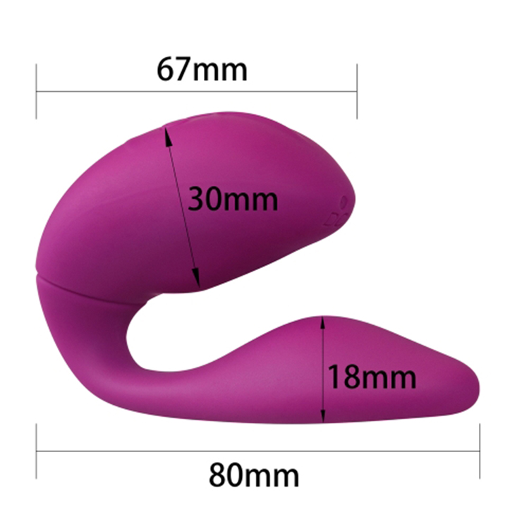 Lovetoy O-SENSUAL rung mạnh 2 đầu điều khiển từ xa pin sạc