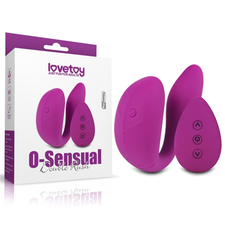 Lovetoy O-SENSUAL rung mạnh 2 đầu điều khiển từ xa pin sạc