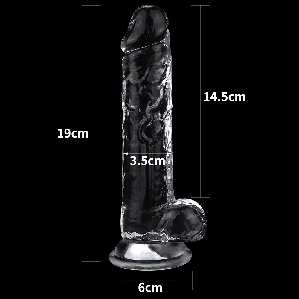 Lovetoy Flawless Clear 7.5 inch máy thủ dâm cao cấp trải nghiệm tuyệt vời