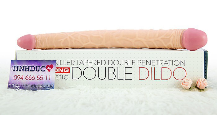 Dương vật giả 2 đầu Lovetoy Double mềm mịn silicone y tế kích thích cực đã