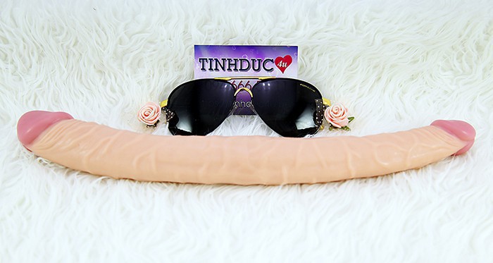 Dương vật giả 2 đầu Lovetoy Double mềm mịn silicone y tế kích thích cực đã