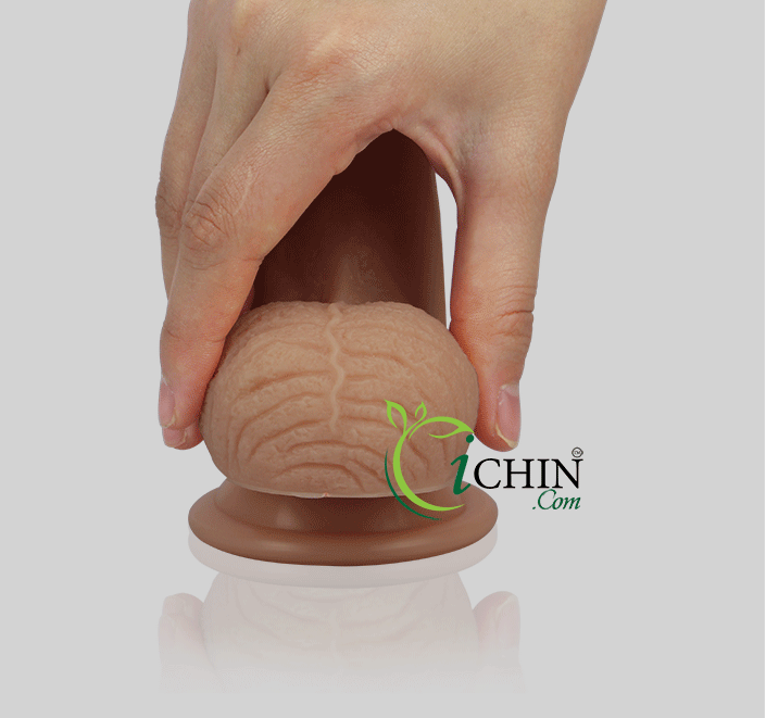 Lovetoy Natural Cock 8 inch mềm mịn 2 lớp đế hít tường siêu kích thích