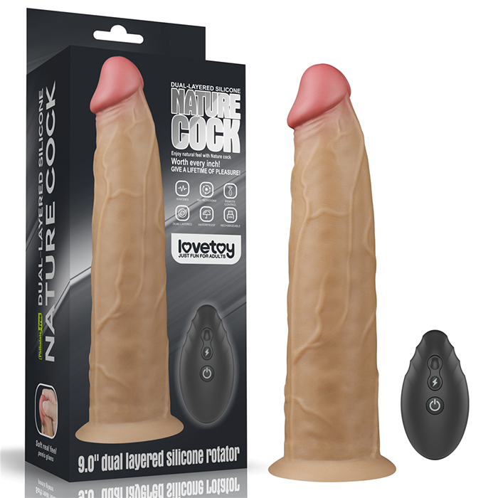Lovetoy Platinum Silicone Rotator Rung Xoay Điều Khiển Từ Xa
