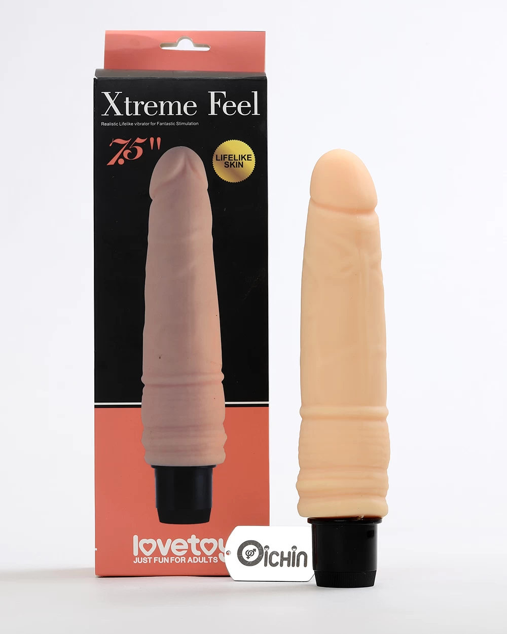 Dương vật giả Lovetoy Realfeel 7.5 inch mềm mịn rung cực mạnh