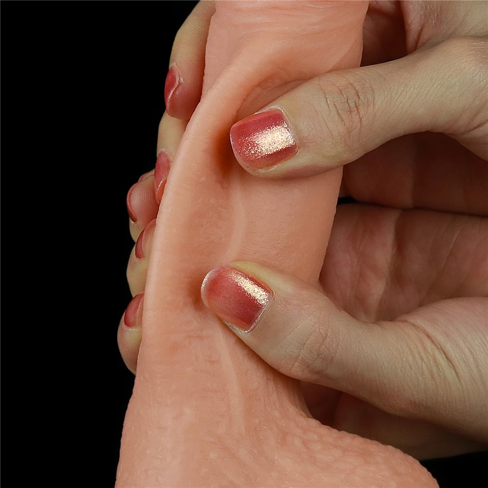 Lovetoy Sliding-Skin 7 inch tuột da 2 lớp siêu mềm mịn gắn tường