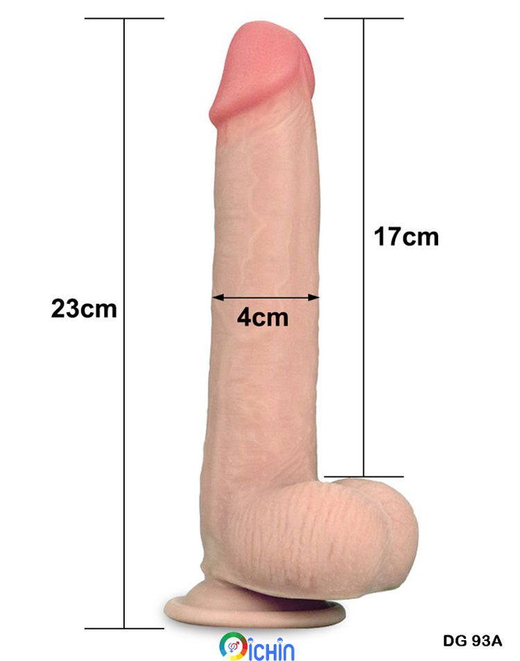 Lovetoy Sliding-Skin 9 inch gắn tường mềm mịn thật tay, kích thích mạnh
