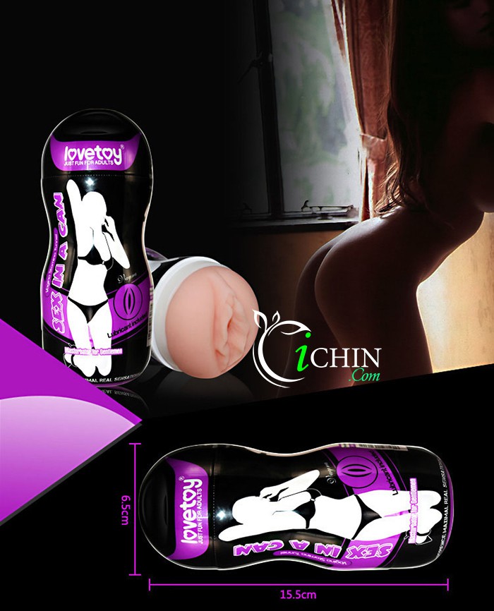Âm đạo giả Lovetoy nhỏ gọn ôm khít silicon mềm mại