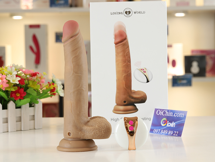 Loving World Rocket thụt mạnh gắn tường cao cấp Rung thụt điều khiển