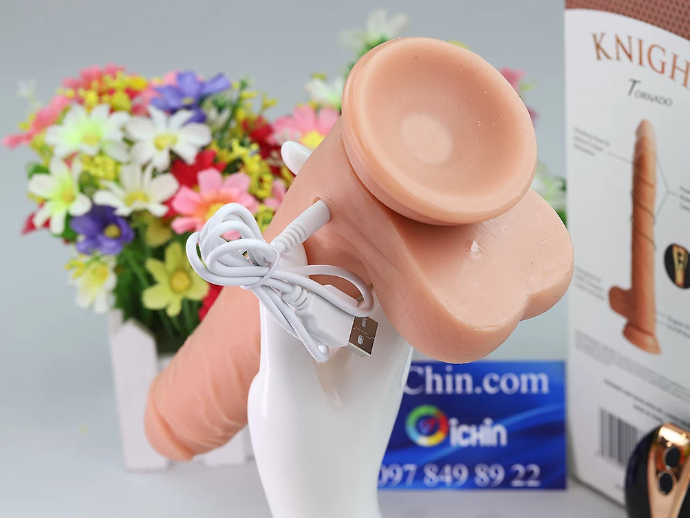 Loving World Tornado đa chế độ rung xoay thụt nóng điều khiển từ xa