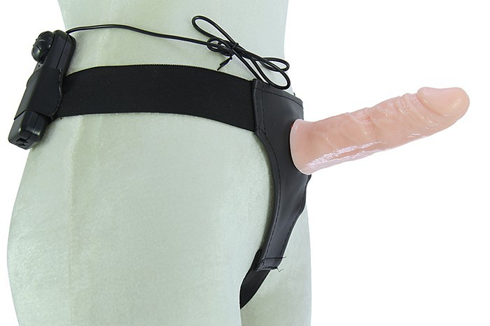 Dương vật giả rỗng ruột Lybaile Ultra có rung dây đeo cao cấp Dương vật giả rỗng ruột Lybaile Ultra có rung dây đeo cao cấp