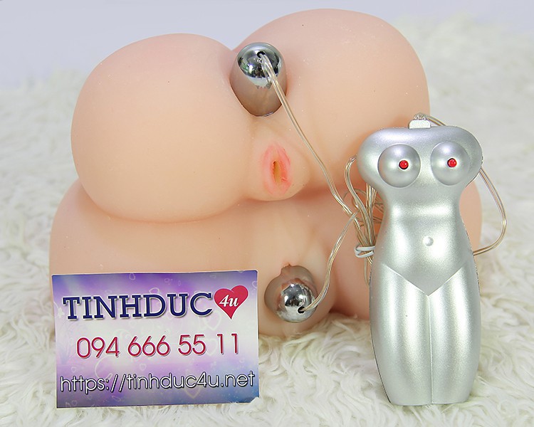 Passion Lady Twins Ass búp bê 2 mông rung rên cực phê silicon y tế