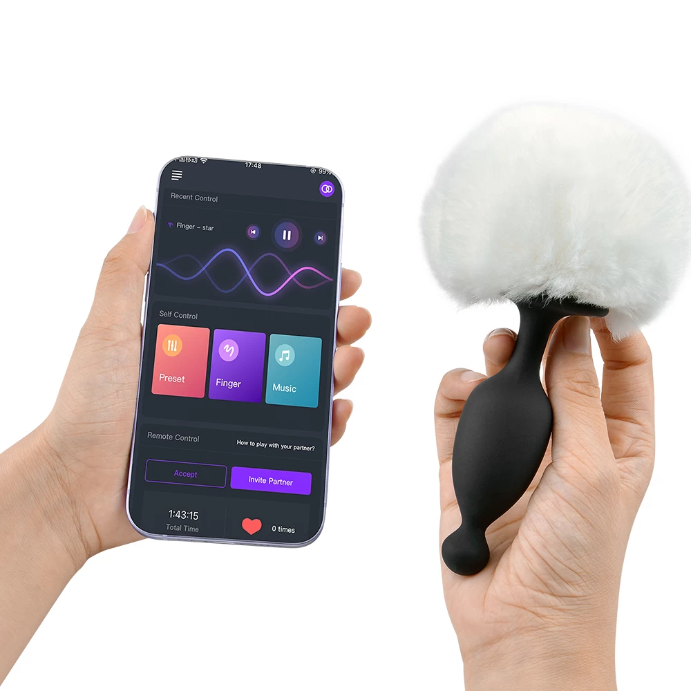Magic Bunny Magic Motion đồ chơi hậu môn rung điều khiển bằng điện thoại