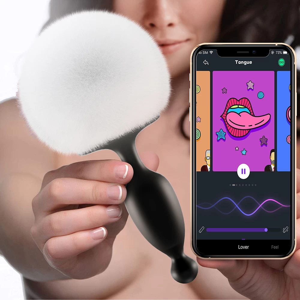 Magic Bunny Magic Motion đồ chơi hậu môn rung điều khiển bằng điện thoại