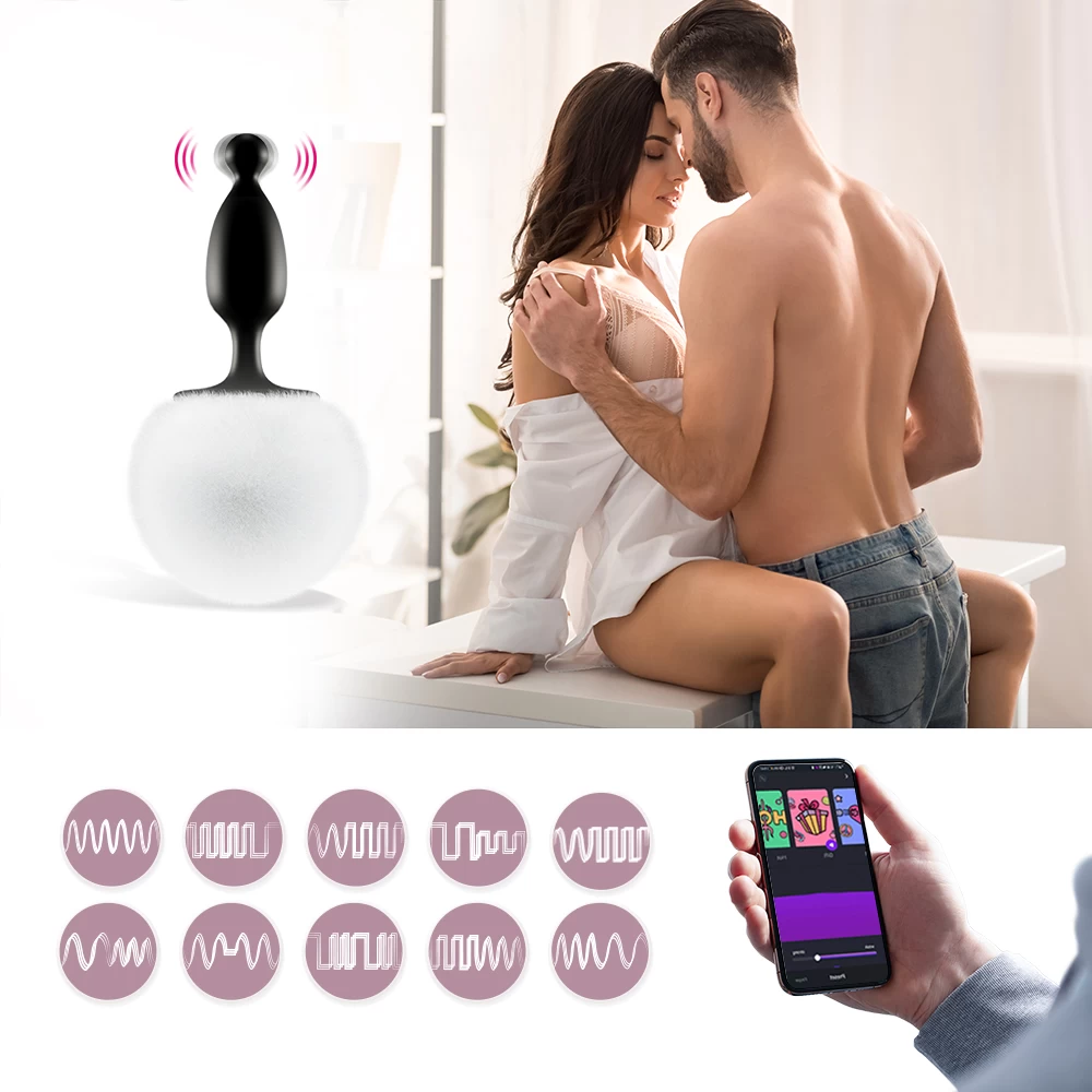 Magic Bunny Magic Motion đồ chơi hậu môn rung điều khiển bằng điện thoại