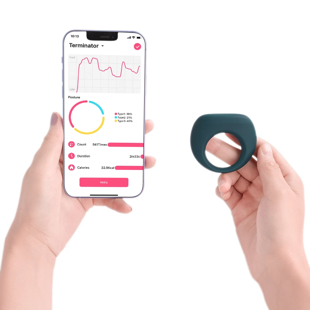 Magic Motion Dante II vòng rung điều khiển từ xa kết nối điện thoại thông minh